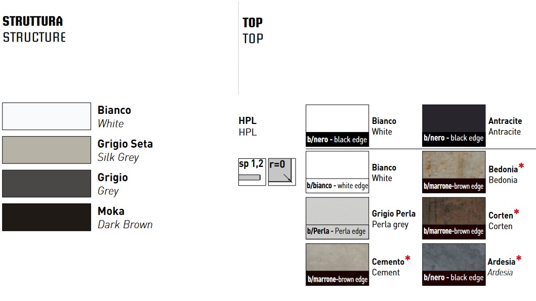 Tavolo Dolmen Varaschin allungabile finiture
