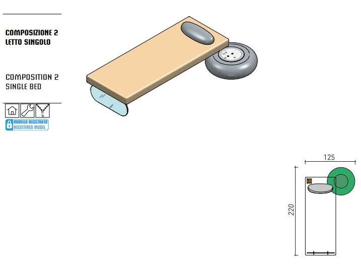 Wellness Therapy Varaschin Single Bed sizes