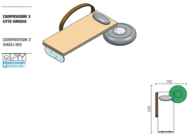 Wellness Therapy Varaschin Single Bed sizes