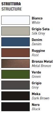 Divano Belt Air Varaschin finiture