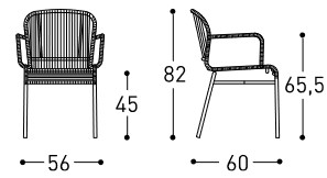 Cricket Varaschin Armchair sizes