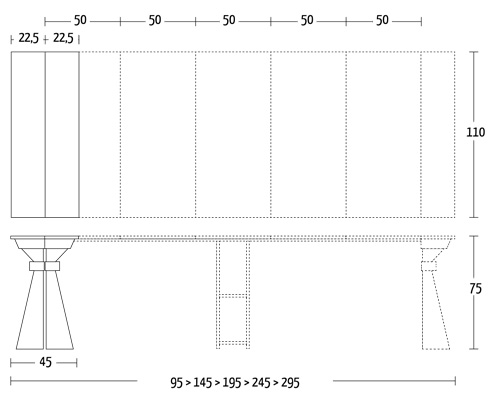 genesi-295-consolle-altacom-dimensions
