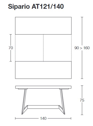 table-sipario-altacom-dimensions
