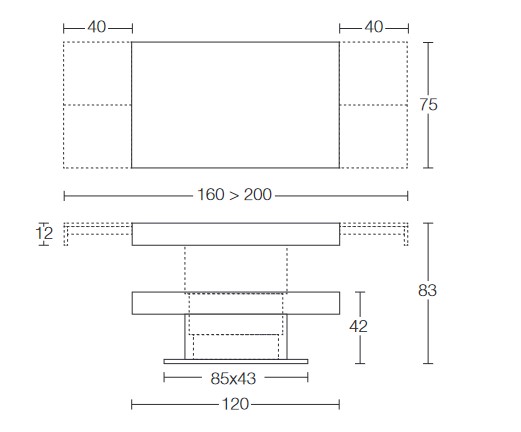 ares wing altacom coffee table