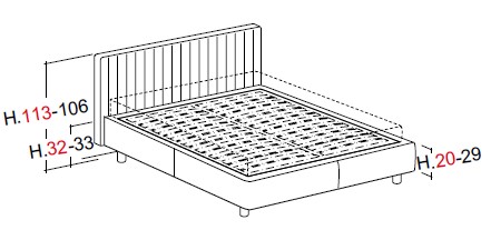 Clay-LettoMatrimoniale-Bolzan-dimensioni1