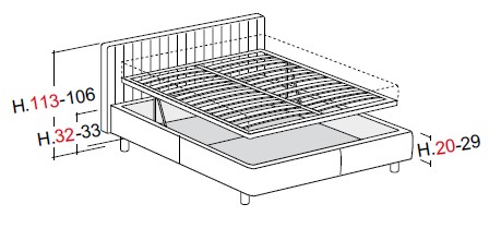 Clay-LettoMatrimoniale-Bolzan-dimensioni3