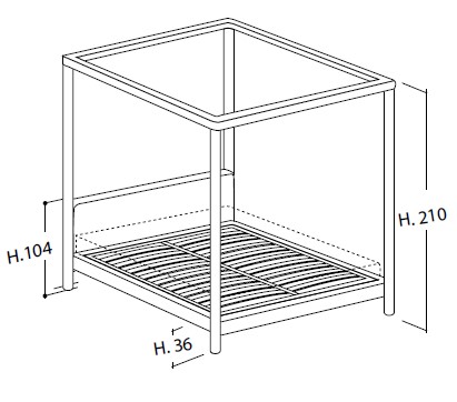 Ceylon-LettoMatrimoniale-Bolzan-Dimensioni2