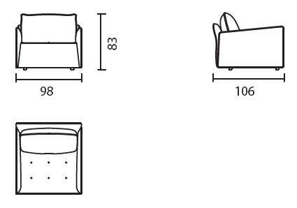 Antares-Bontempi-armchiar-sizes