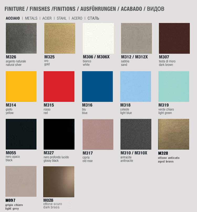 Battista Coat Racks Bontempi Casa finishes