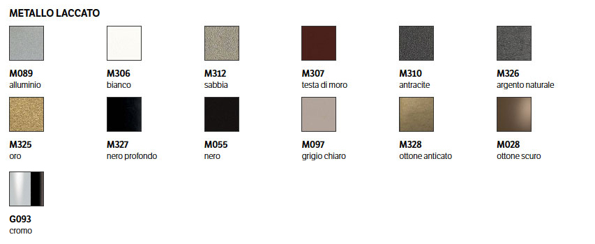 bontempi casa finishes metal