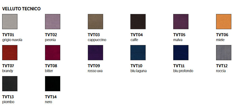 bontempi casa finishes velvet tecnico