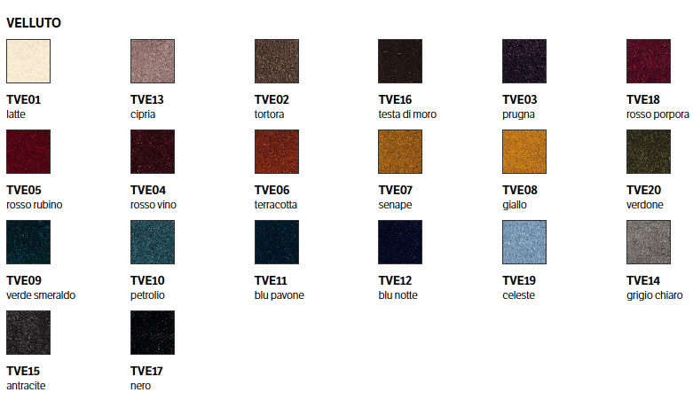 bontempi casa finishes velvet