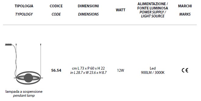 Bontempi Papillon Lamp