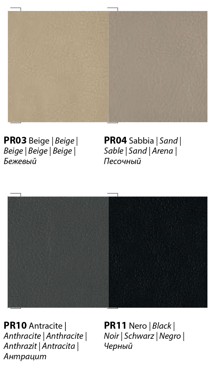 Bontempi premium leather finishes
