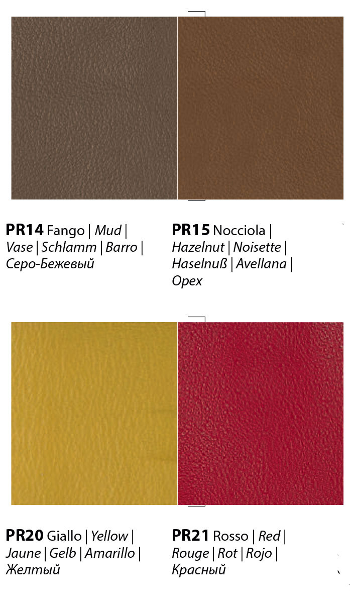 Bontempi premium leather finishes
