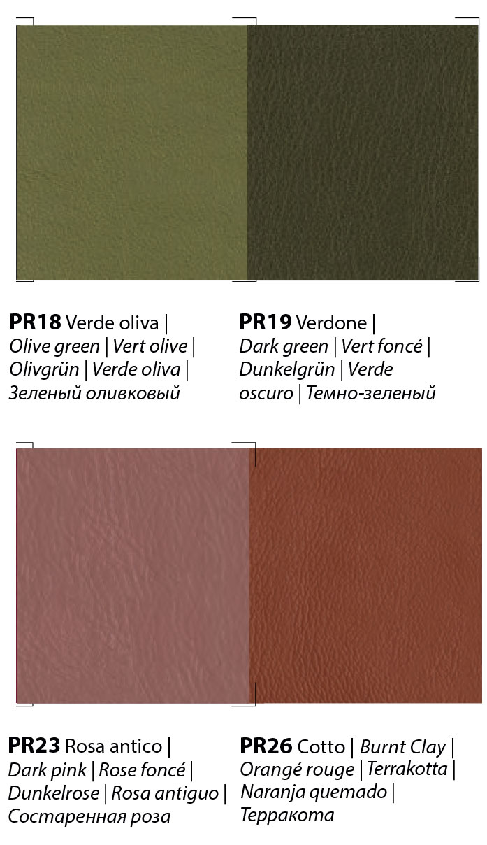 Bontempi premium leather finishes