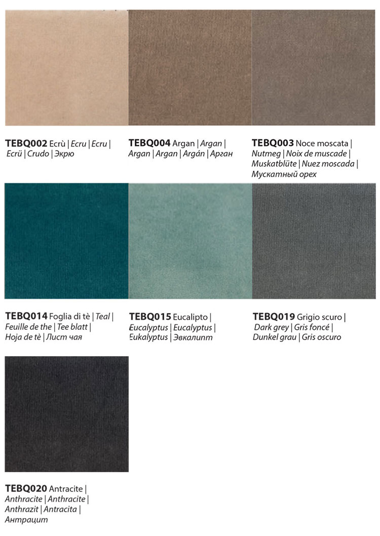 Bontempi Bouquet fabric finishes