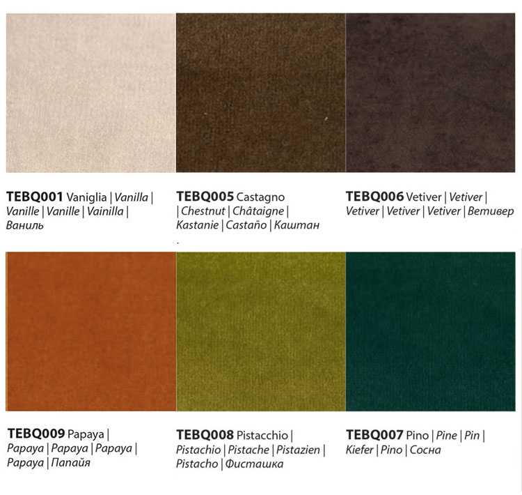 Bontempi Bouquet fabric finishes