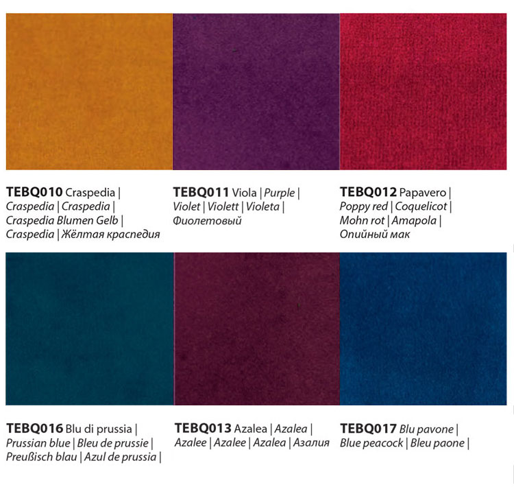 Bontempi Bouquet fabric finishes