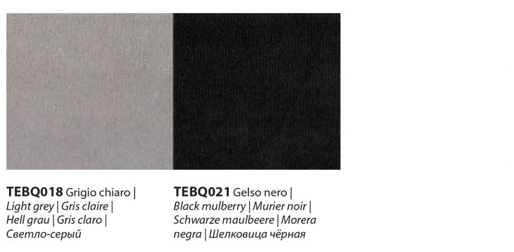 Bontempi Bouquet fabric finishes