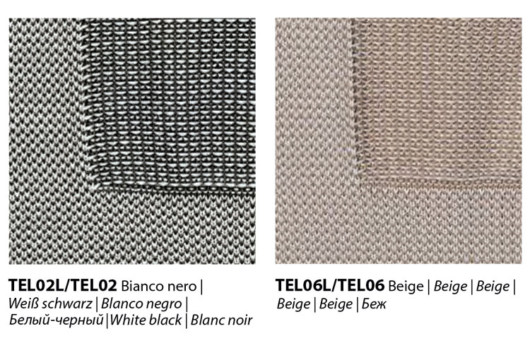 Bontempi Elastic Mesh fabric finishes