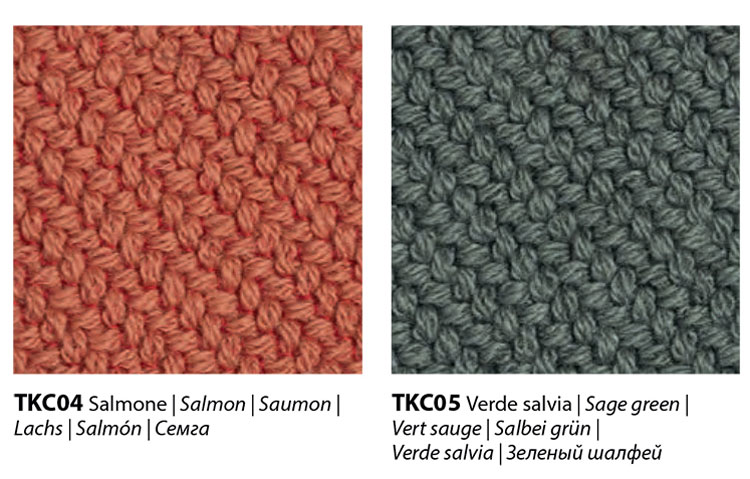 Bontempi Kvadrat fabric finishes