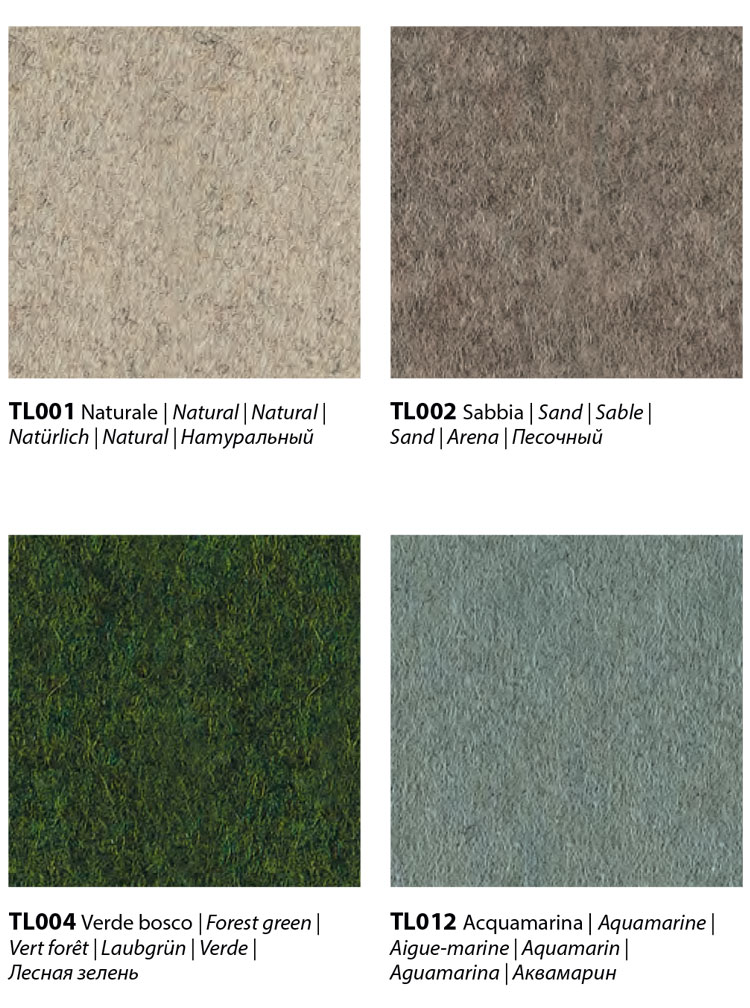 Bontempi Pure Virgin Wool fabric finishes