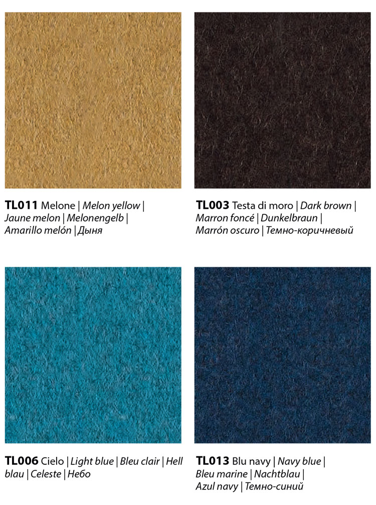 Bontempi Pure Virgin Wool fabric finishes