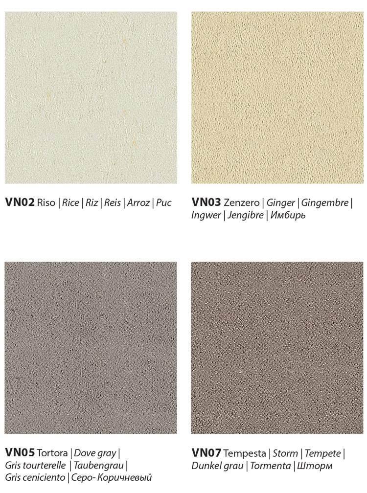 Bontempi vegan nabuk finishes