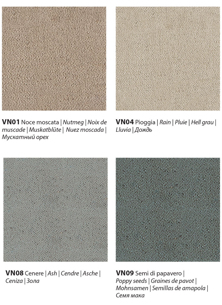 Bontempi vegan nabuk finishes