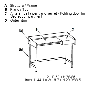 secret bontempi casa sizes
