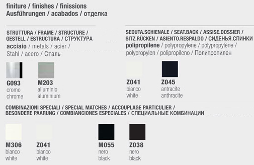 Poket Chair Bontempi Casa finishes