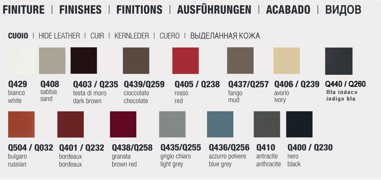 Alice Chair Bontempi Casa 40.17 finishes