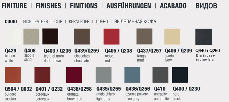 Dalila chair Bontempi Casa finishes