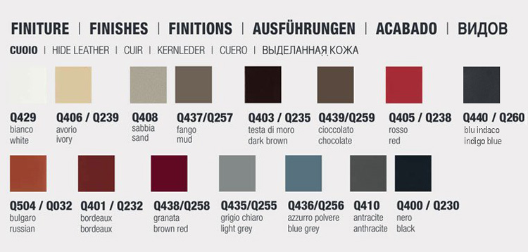 Linda Chair Bontempi Casa with armrests finishes