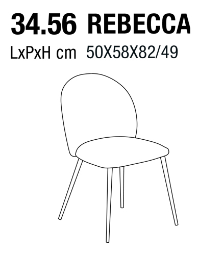 rebecca-Sedia-Bontempi-dimensioni