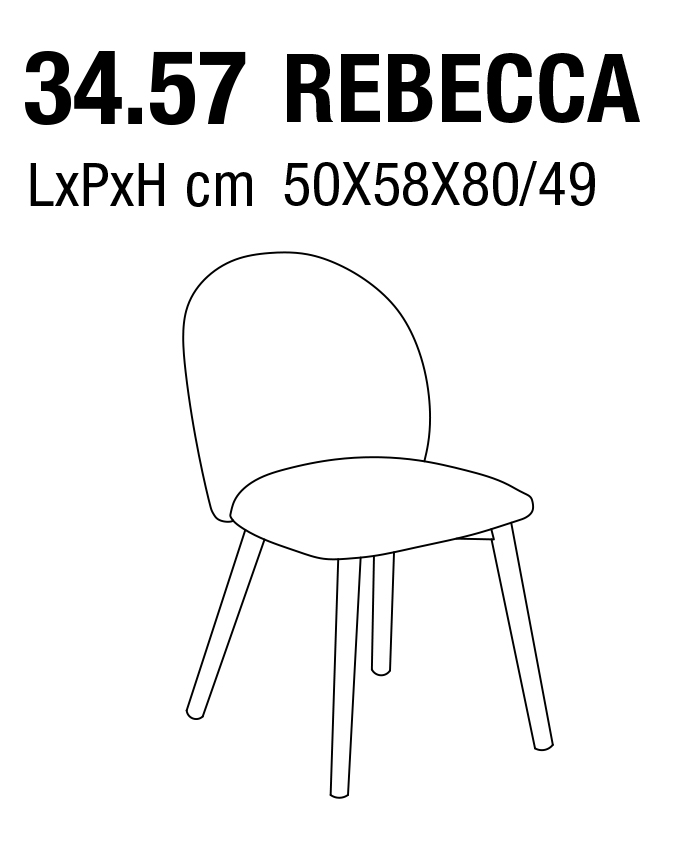 rebecca-Sedia-Bontempi-dimensioni