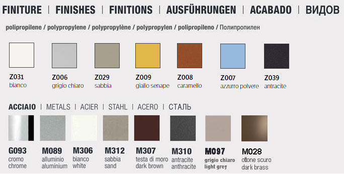 Shark Chair Bontempi Casa finishes