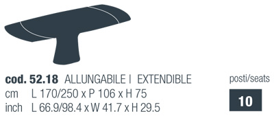 podium-bontempi-extendable-table-dimensions