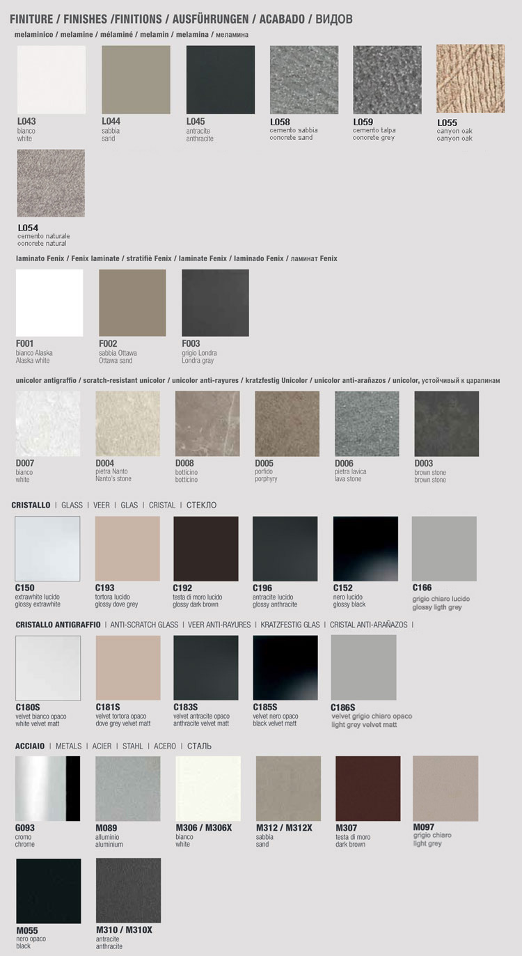 Mago table Bontempi Casa 01.34 extendable finishes