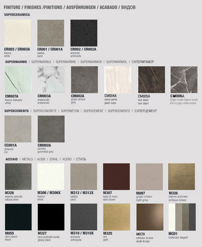 Millennium Table Bontempi Casa 20.66 extendable finishes