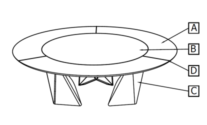 kaleido ring structure