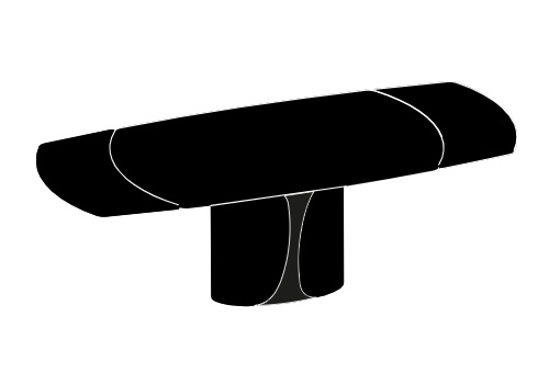 talos 54.62 table bontempi dimensions