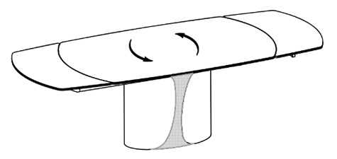 talos 54.64 table bontempi dimensions