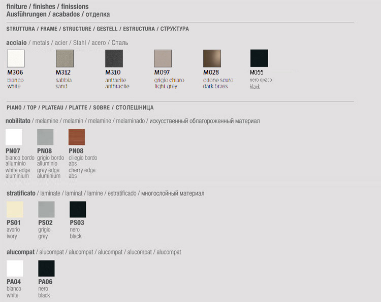 coffee table club bontempi casa finishes