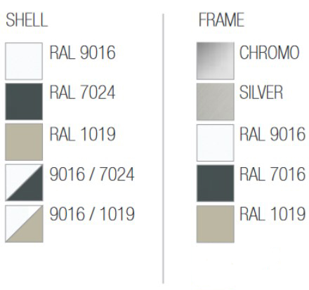 Cester+ Spider Casprini Chair finish
