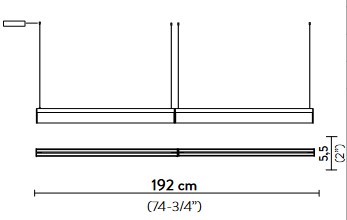 Modula Slamp suspension lamp sizes