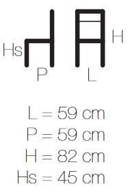 Azhar Casprini Chair sizes