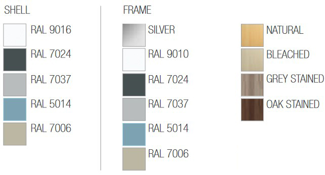 Lola Steel Wood Casprini Armchair finish