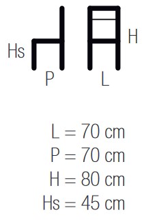 Mini Desk Casprini Chair sizes